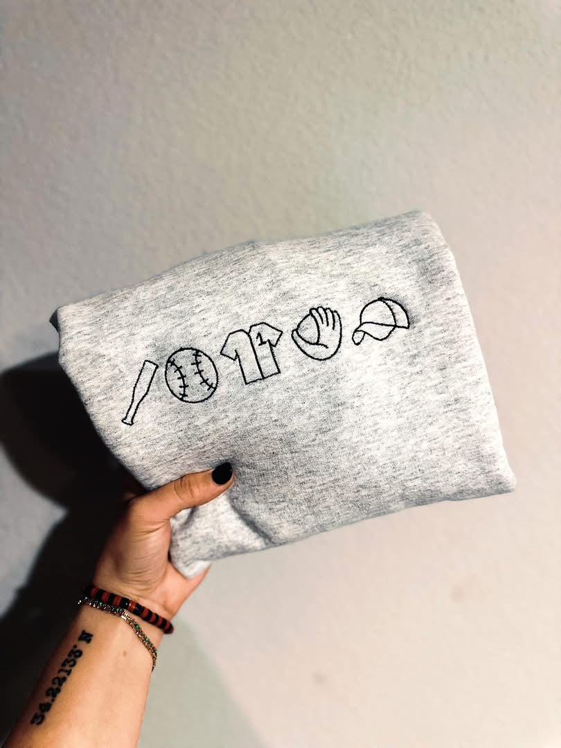 Baseball Icons Sweatshirt