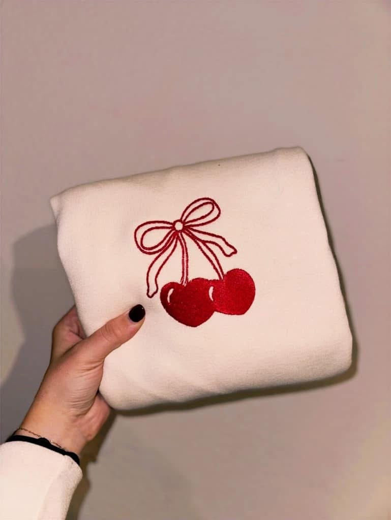 Cherry Bow Sweatshirt