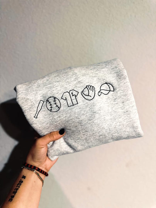 Baseball Icons Sweatshirt