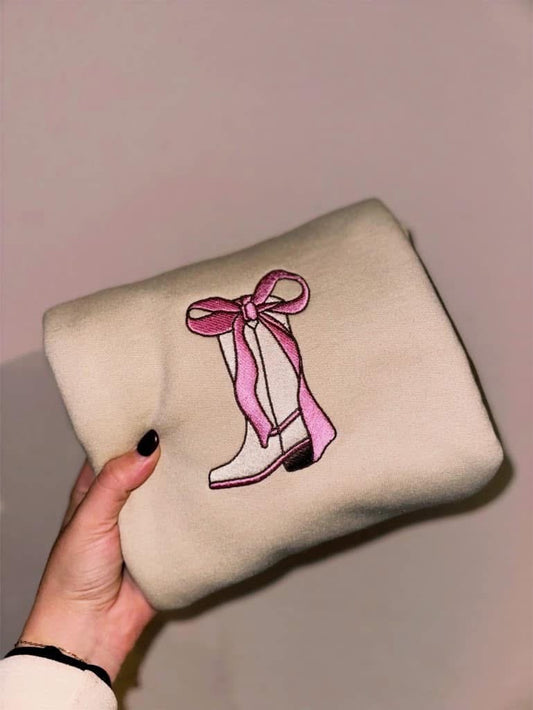 Cowgirl Bow Sweatshirt