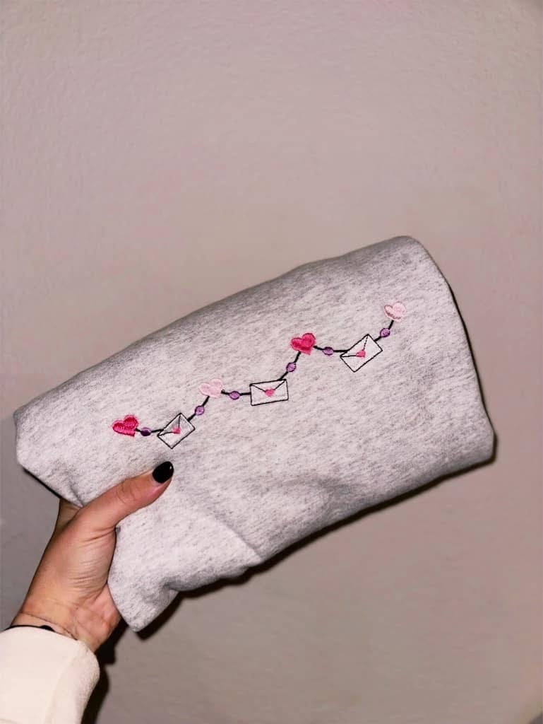 Valentine Garland Sweatshirt