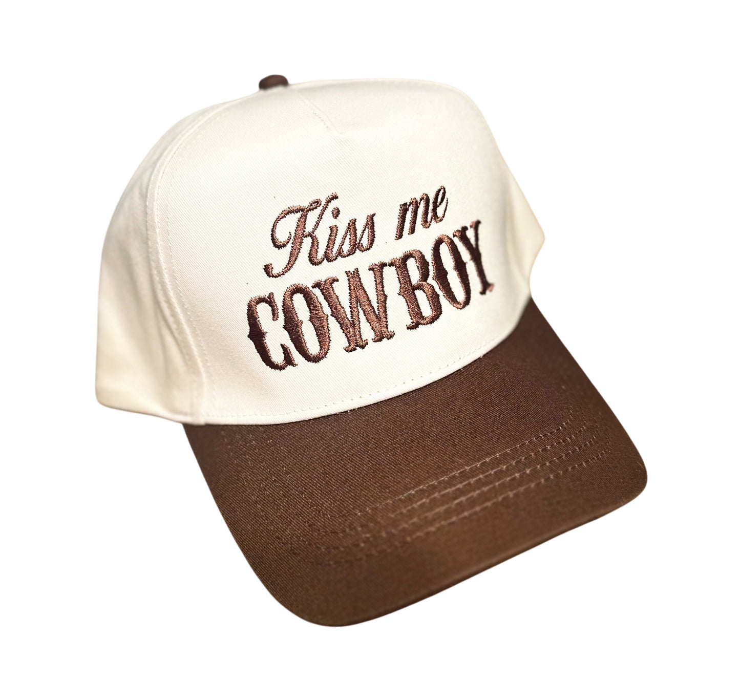 Kiss Me Cowboy Trucker Hat